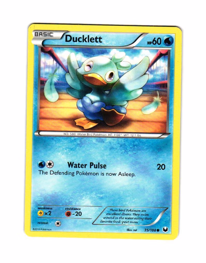 Ducklett Common 35/108 Dark Explorers Pokemon