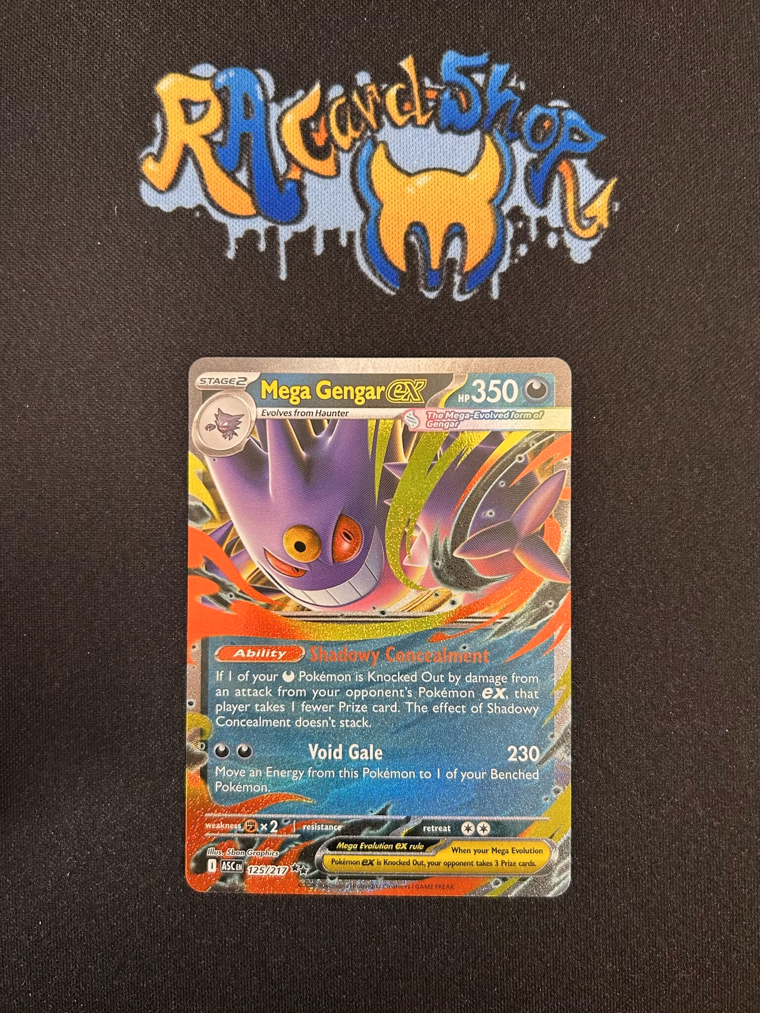 Mega Gengar ex Double Rare 125/217 Ascended Heroes Pokemon