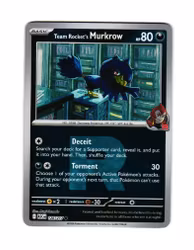 Team Rockets Murkrow Team Rocket Ball Reverse Holo Common 126/217 Ascended Heroes Pokemon