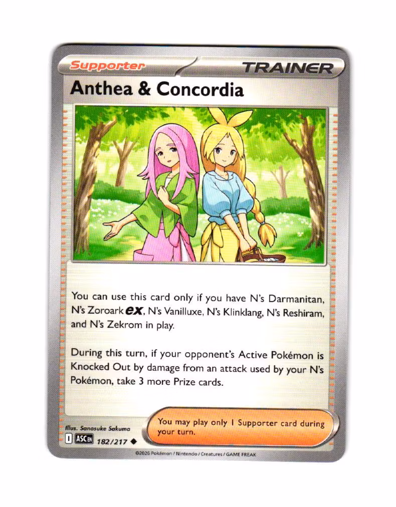 Anthea & Concordia Uncommon 182/217 Ascended Heroes Pokemon