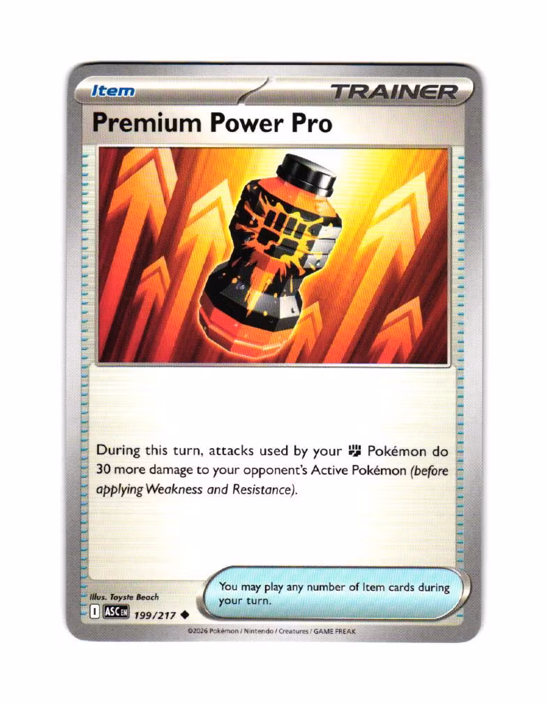 Premium Power Pro Uncommon 199/217 Ascended Heroes Pokemon