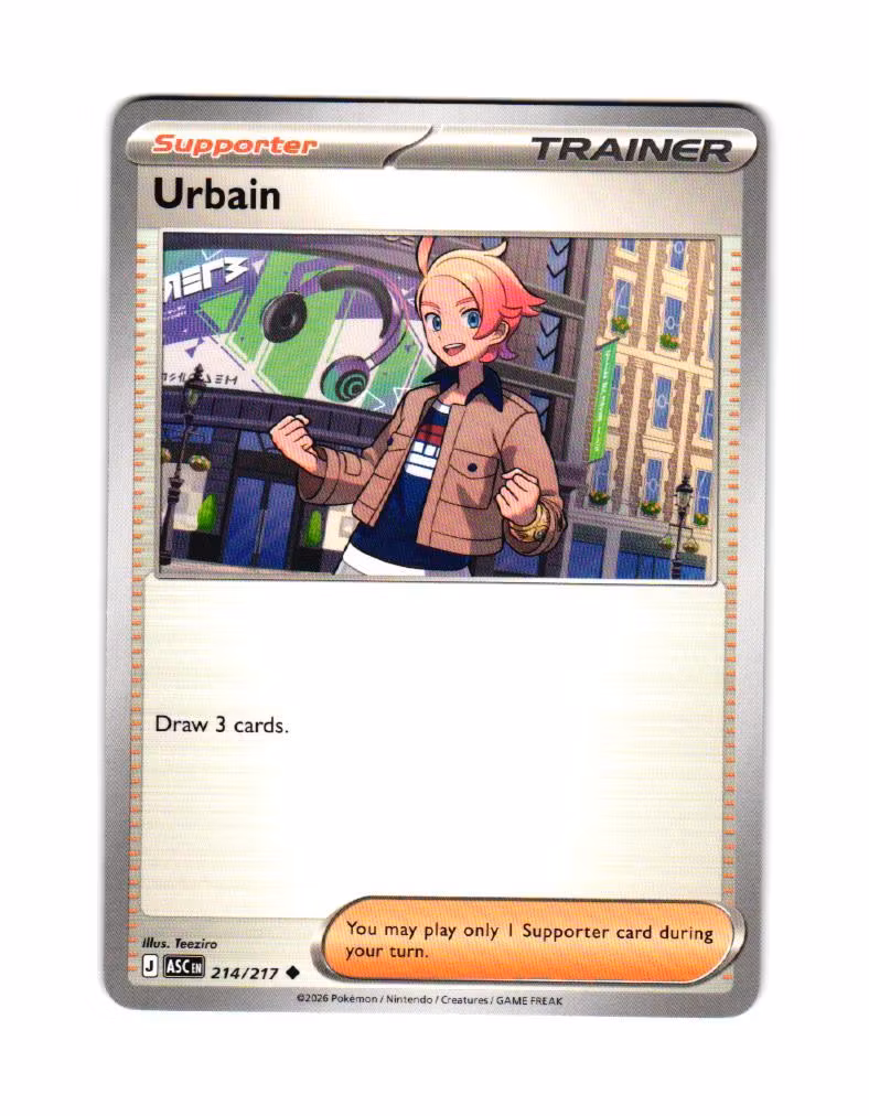Urbain Uncommon 214/217 Ascended Heroes Pokemon