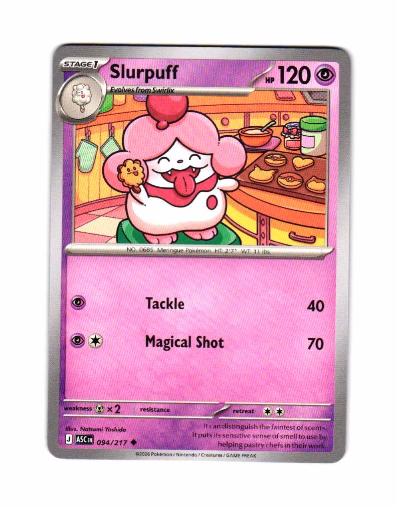 Slurpuff Uncommon 094/217 Ascended Heroes Pokemon
