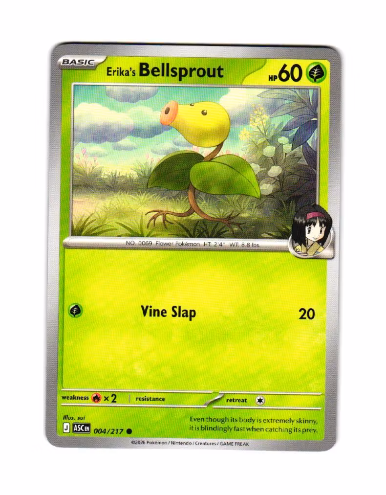 Erikas Bellsprout Common 004/217 Ascended Heroes Pokemon