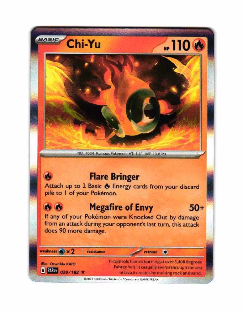 Chi Yu Holo Rare 029/182 Paradox Rift Pokemon
