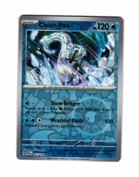 Chein Pao Reverse Holo Rare 057/182 Paradox Rift Pokemon