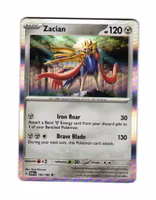 Zacian Holo Rare 136/182 Paradox Rift Pokemon