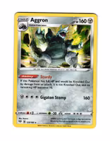 Aggron Holo Rare 123/189 Darkness Ablaze Pokemon