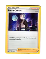 Bosss Orders Holo Rare 132/172 Brilliant Stars Pokemon