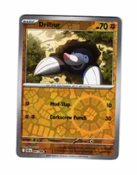 Drilbur Reverse Holo Common 045/086 Black Bolt Pokemon