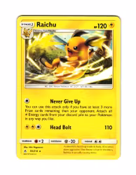Raichu Rare 55/214 Unbroken Bonds Pokemon