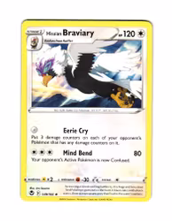 Hisuian Braviary Rare 149/195 Silver Tempest Pokemon