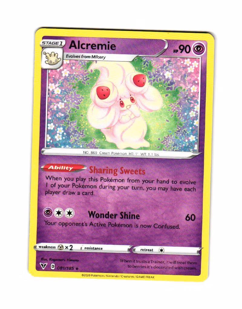 Alcremie Rare 081/185 Vivid Voltage Pokemon