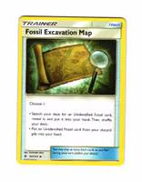 Fossil Excavation Map Uncommon 107/131 Forbidden Light Pokemon