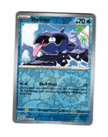 Shellder Reverse Holo Common 090/165 Pokemon 151