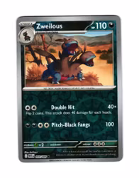 Zweilous Reverse Holo Common 066/086 White Flare Pokemon