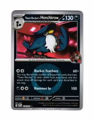 Team Rockets Honchkrow Reverse Holo Rare 127/217 Ascended Heroes Pokemon