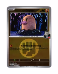Team Rockets Diglett Reverse Holo Common 100/217 Ascended Heroes Pokemon