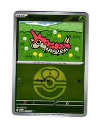 Wurmple Reverse Holo LoveBall Common 011/217 Ascended Heroes Pokemon