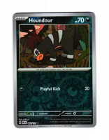 Houndour Reverse Holo Common 062/133 Prismatic Evolutions Pokemon