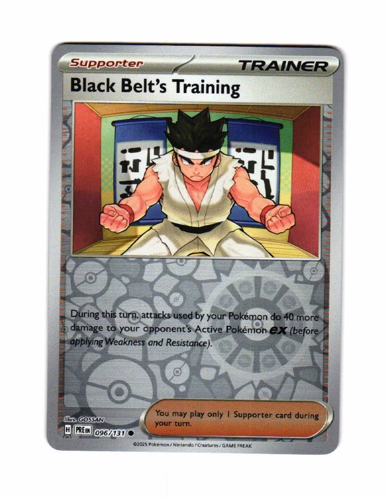 Black Belts Training Reverse Holo Common 097/133 Prismatic Evolutions Pokemon