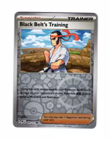 Black Belts Training Reverse Holo Common 099/133 Prismatic Evolutions Pokemon
