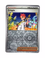 Crispin Reverse Holo Uncommon 105/133 Prismatic Evolutions Pokemon