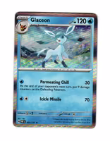 Glaceon Reverse Holo Rare 025/133 Prismatic Evolutions Pokemon