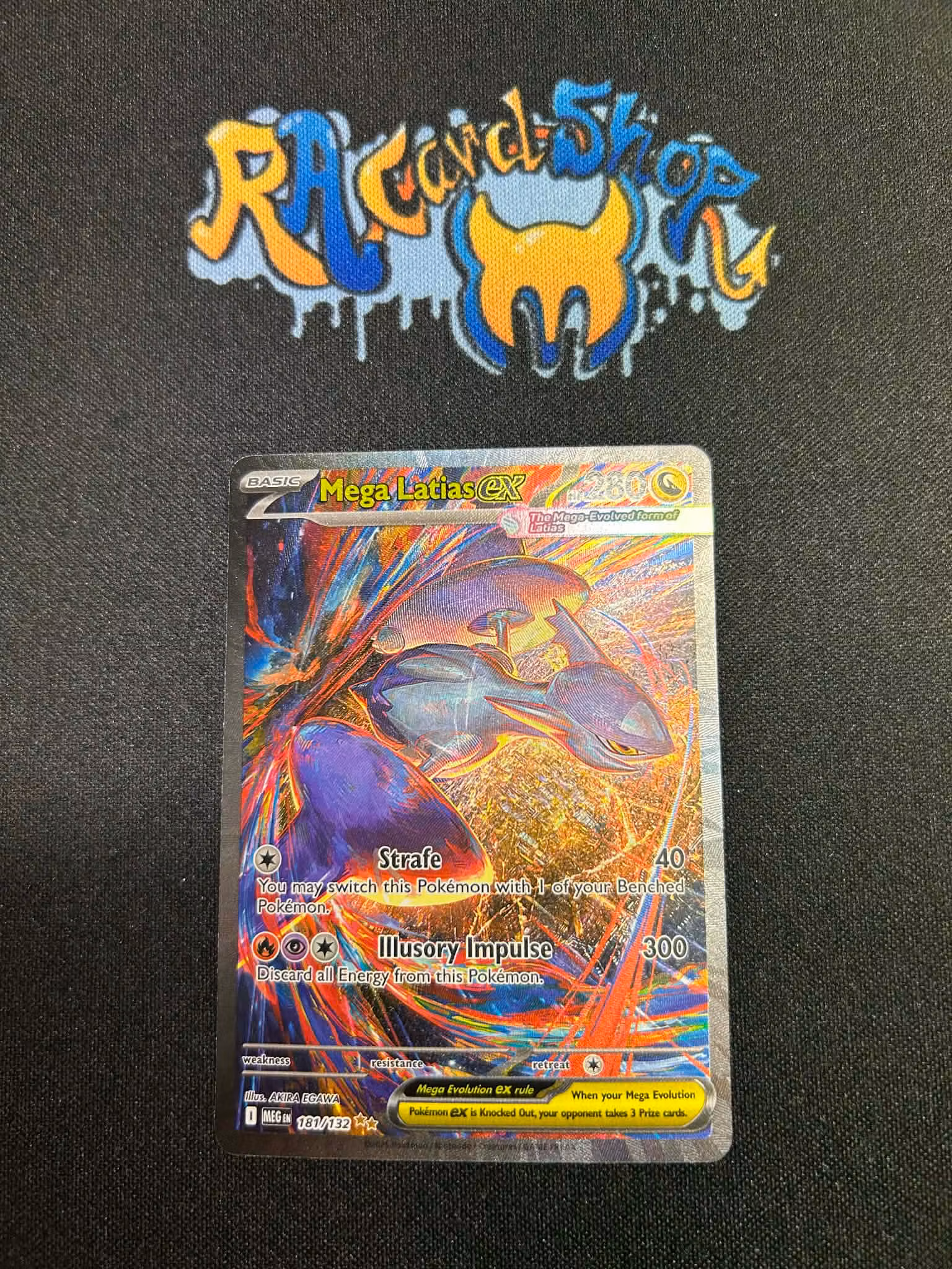 Mega Latias ex Special Illustration Rare 181/132 Mega Evolution Pokemon