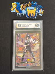 Rob Lucci Alt Art 092 Op05 Graded Card 10 Rauk Card