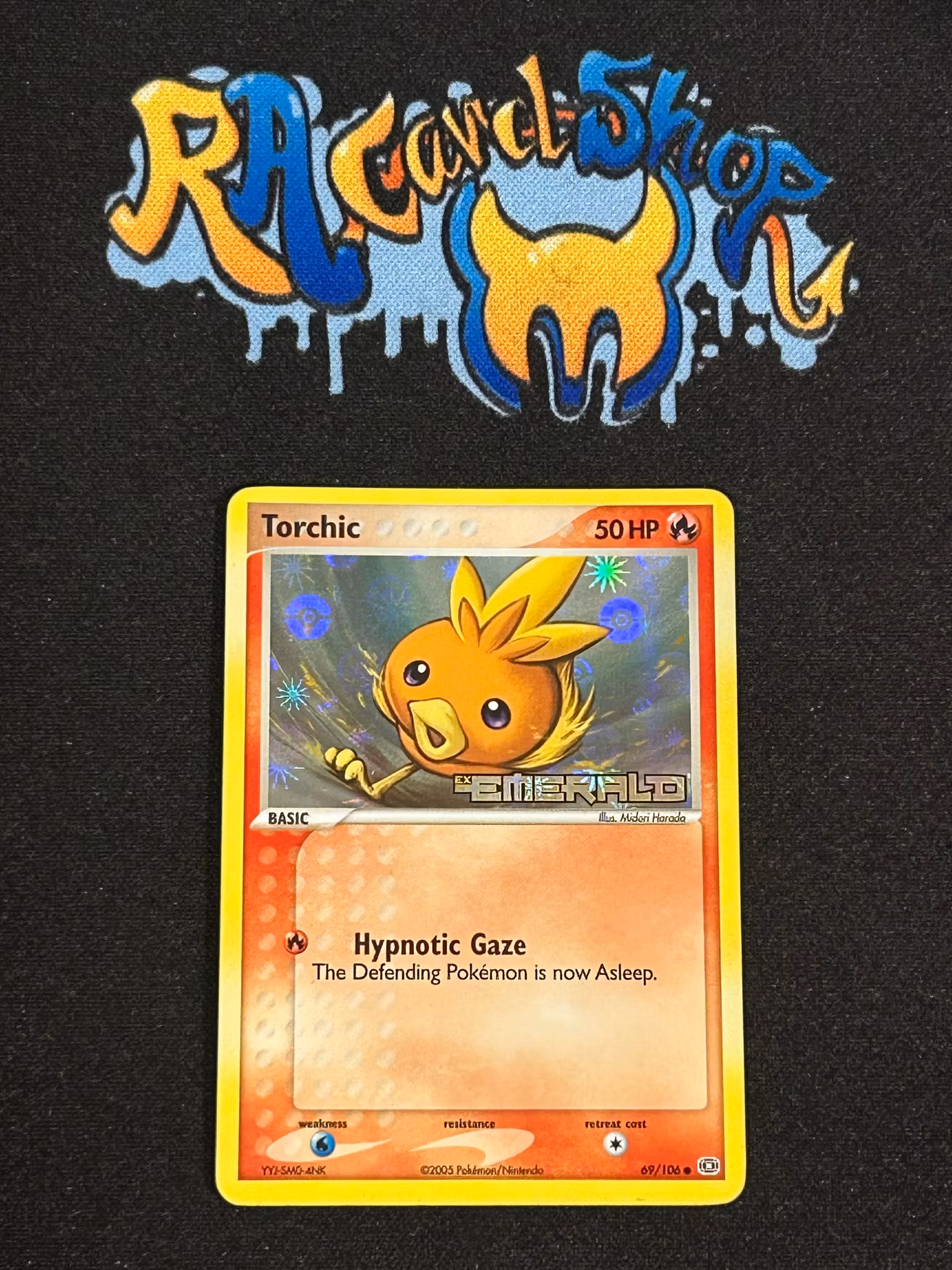 Torchic Reverse Holo Common 69/106 EX Emerald Pokemon