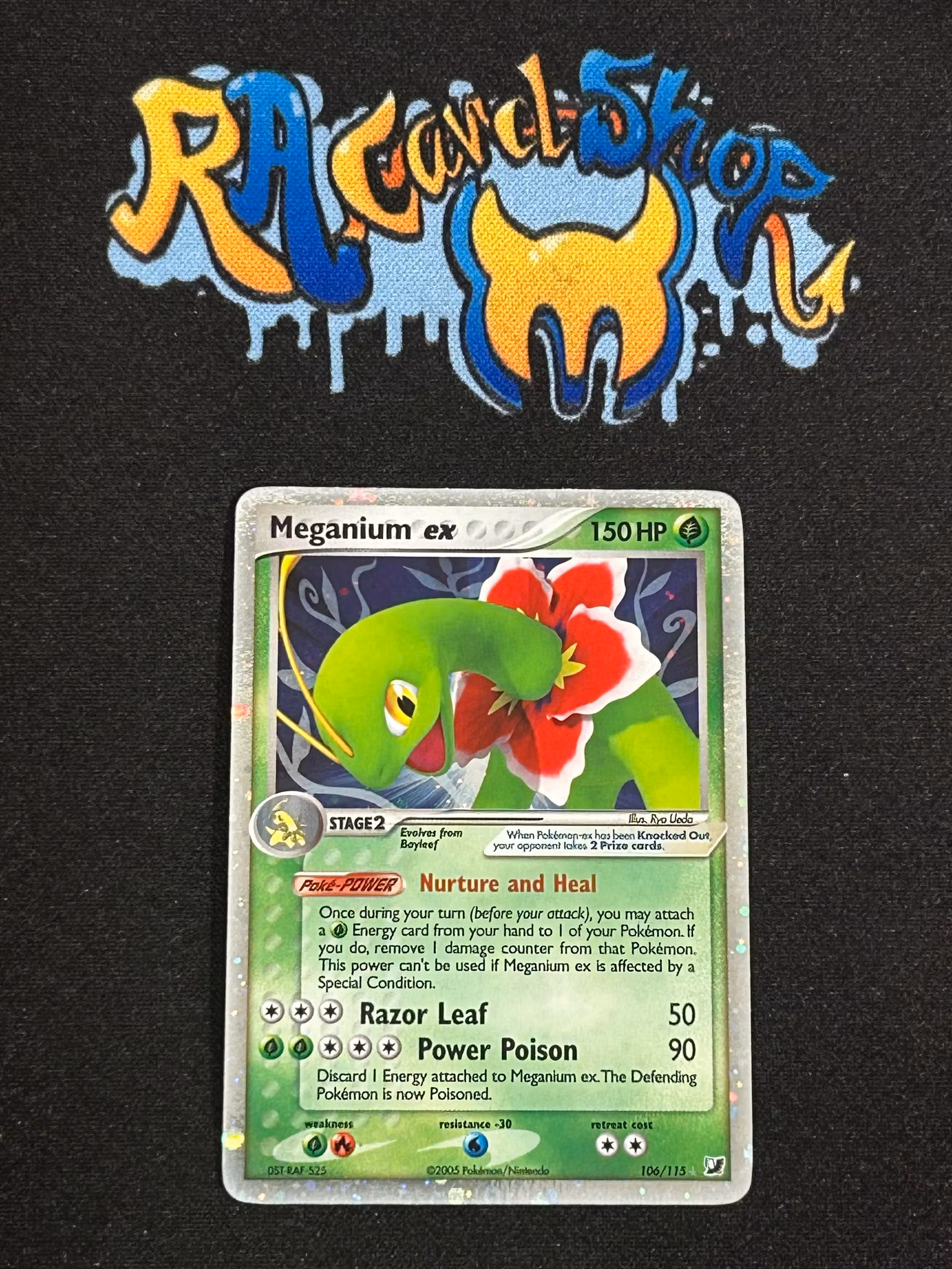 Meganium ex Ultra Rare 106/115 EX Unseen Forces Pokemon
