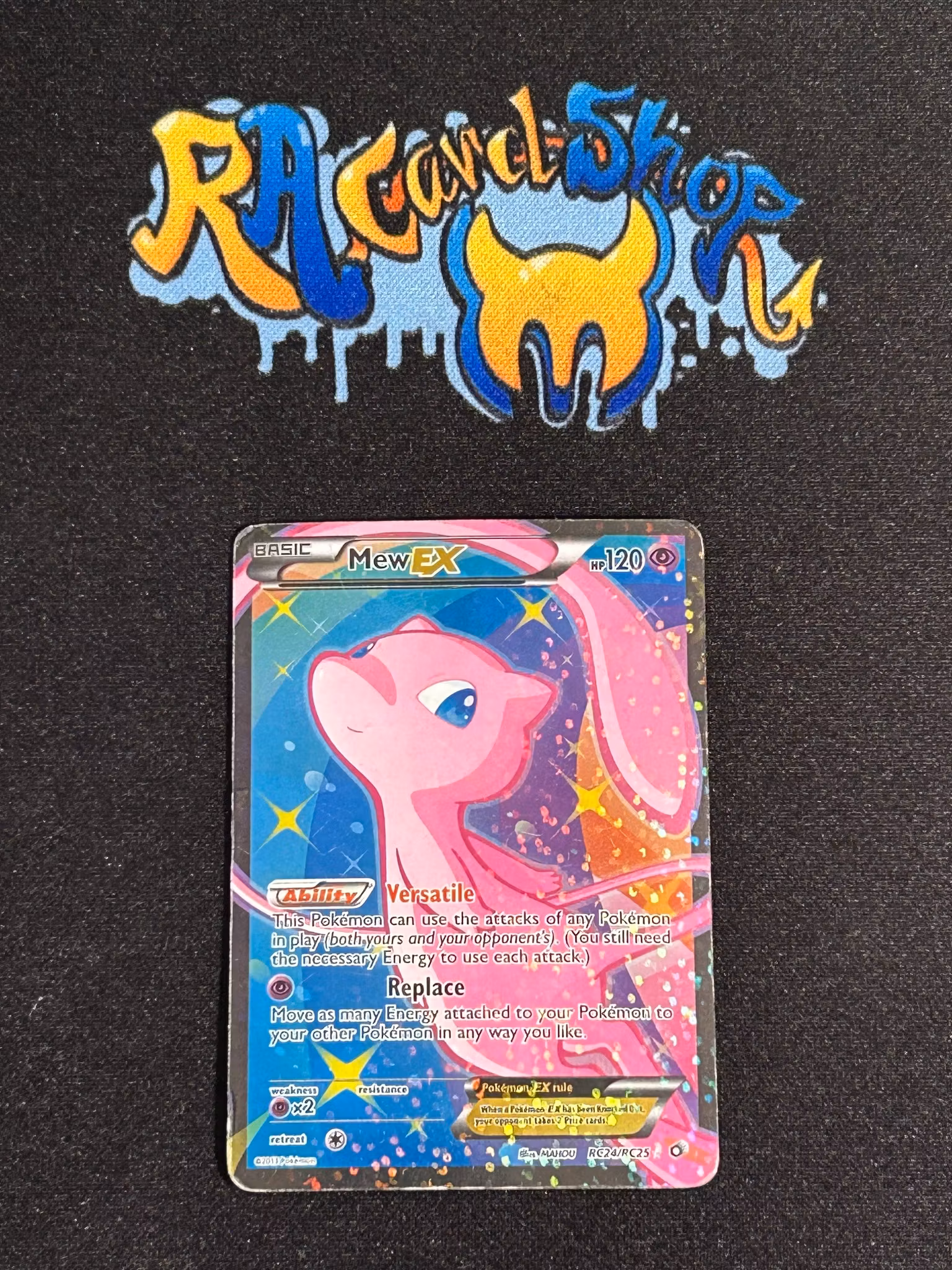Mew EX RC24 Ultra Rare Legendary Treasures Pokemon