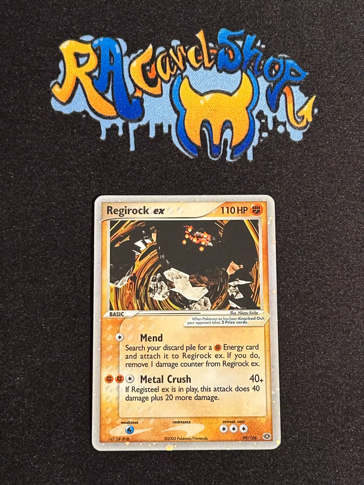 Regirock ex Ultra Rare 99/106 EX Emerald Pokemon