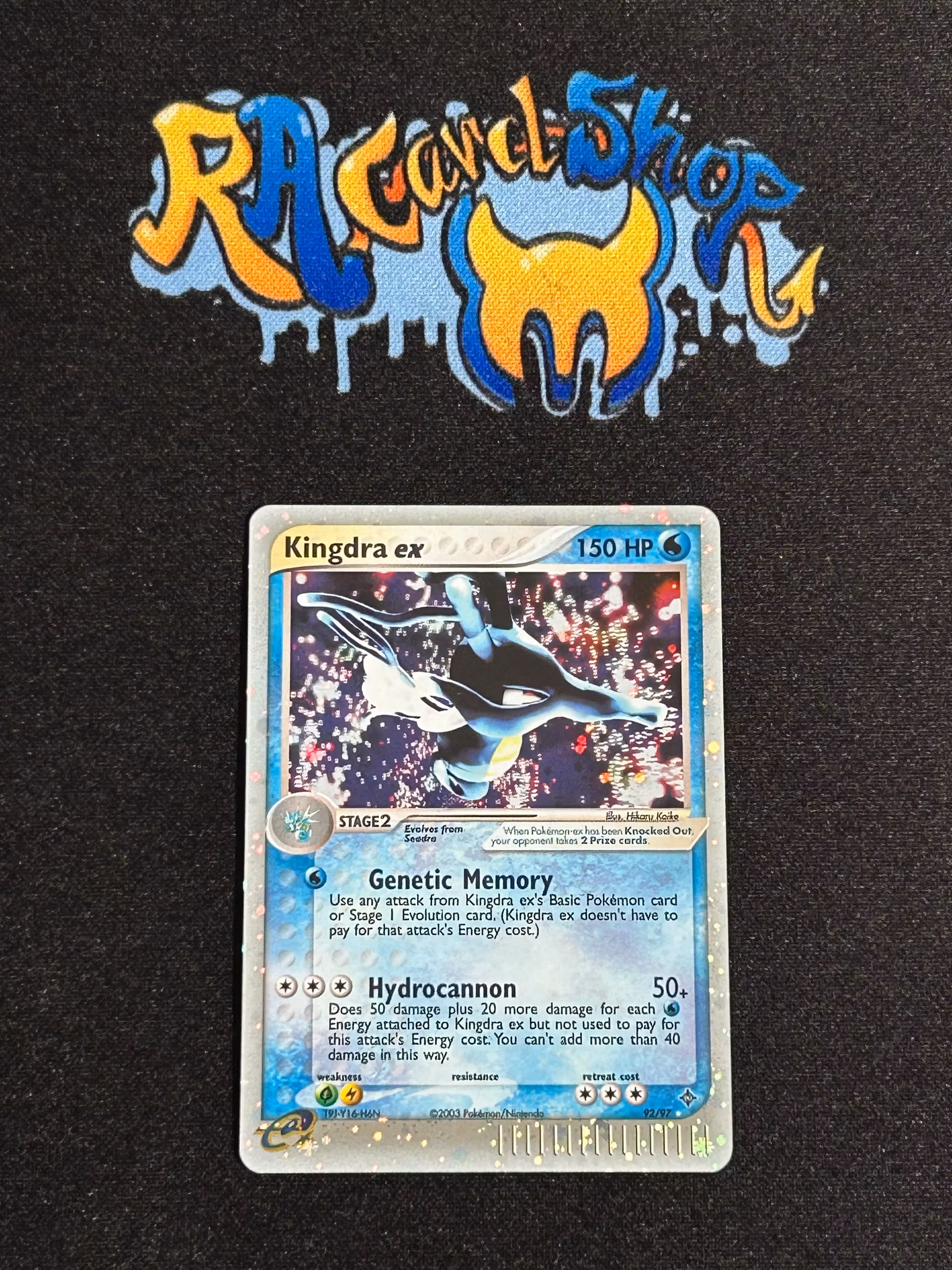 Kingdra ex Ultra Rare 92/97 Ex Dragon Pokemon