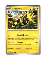 Zebstrika Uncommon 063/182 Paradox Rift Pokemon