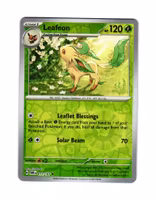 Leafeon Reverse Holo Uncommon 011/167 Twilight Masquerade Pokemon