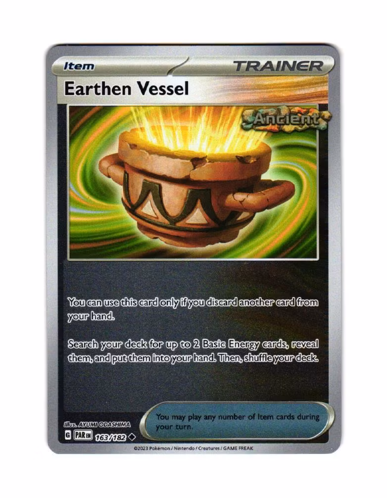 Earthen Vessel Reverse Holo Uncommon 163/167 Twilight Masquerade Pokemon