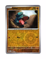 Gible Reverse Holo Common 094/167 Twilight Masquerade Pokemon