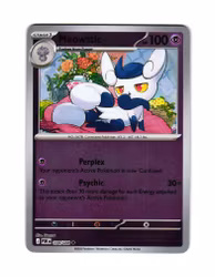 Meowstic Reverse Holo Uncommon 034/088 Perfect Order Pokemon