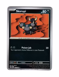 Skorupi Reverse Holo Common 051/088 Perfect Order Pokemon