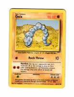 Onix Common 56/102 Base Set Pokemon