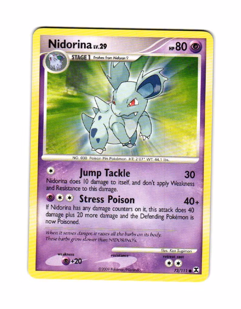 Nidorina Common 73/111 Rising Rivals Pokemon