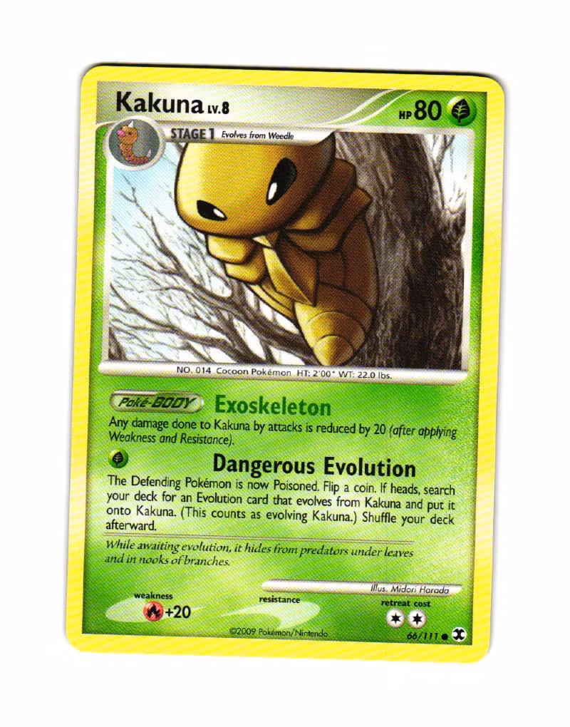 Kakuna Common 66/111 Rising Rivals Pokemon