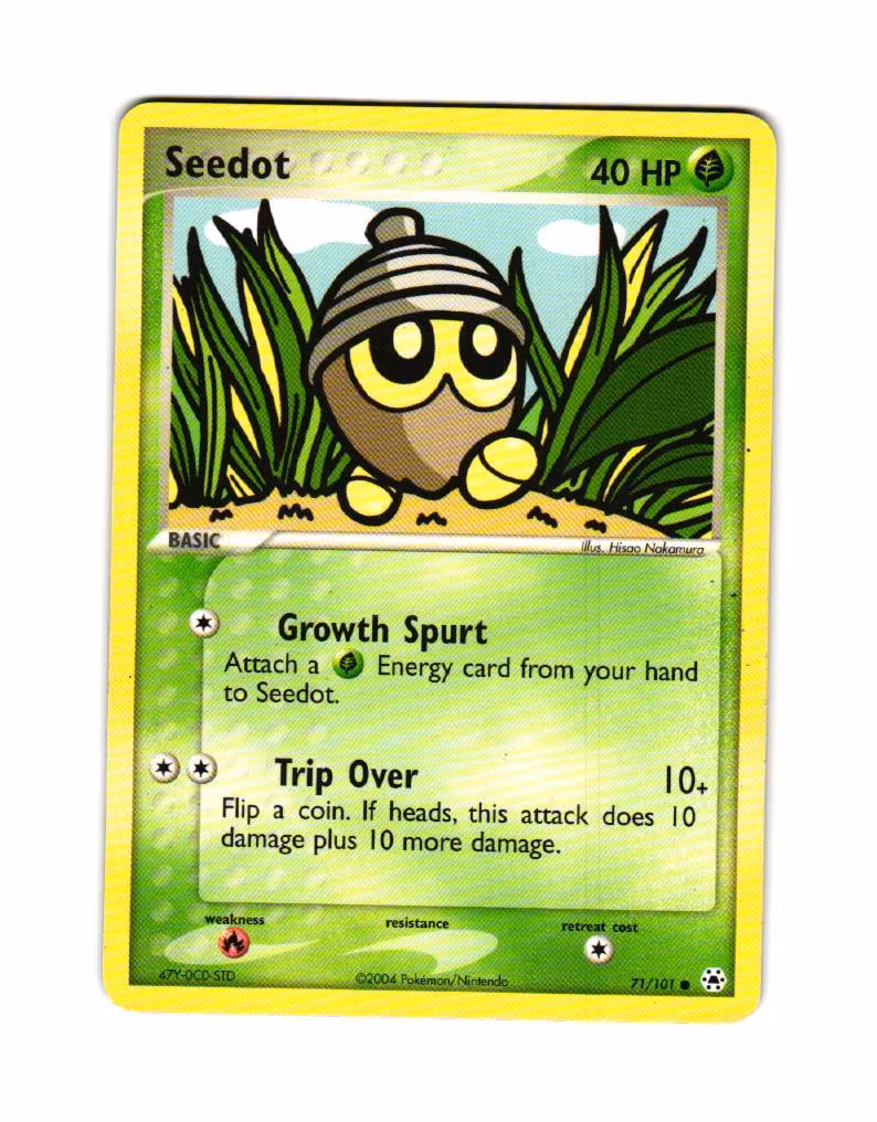 Seedot Common 71/101 EX Hidden Legends Pokemon