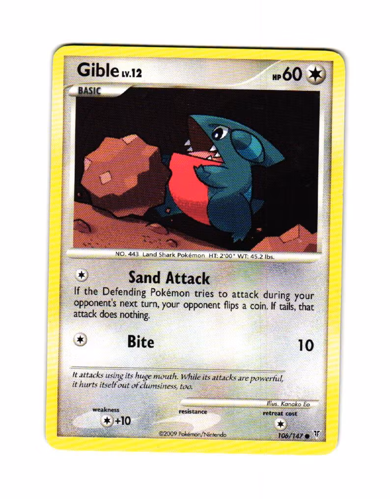Gible Common 106/147 Supreme Victors Pokemon