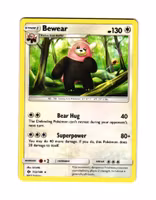 Bewear Rare 112/149 Sun & Moon Pokemon