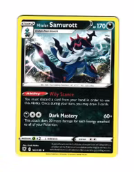 Hisuian Samurott Rare 100/185 Astral Radiance Pokemon