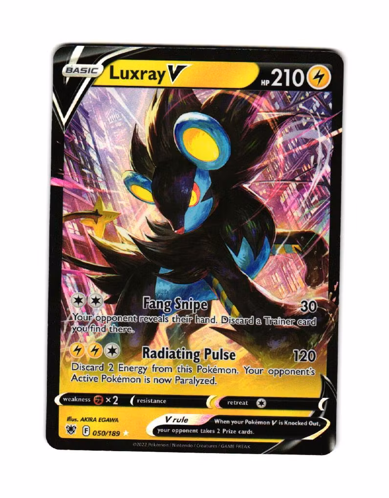 Luxray V Ultra Rare 050/189 Astral Radiance Pokemon