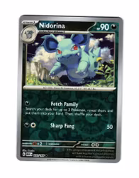 Nidorina Reverse Holo Uncommon 030/165 Pokemon 151